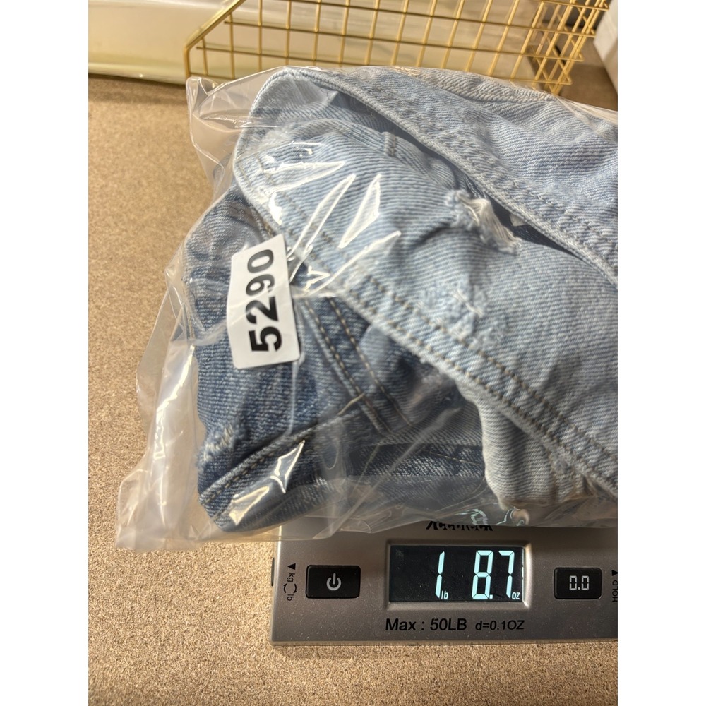 Hidden Denim Jacket Women S Distressed Two Tone Cropped Colorblock Y2K - Picture 9 of 9